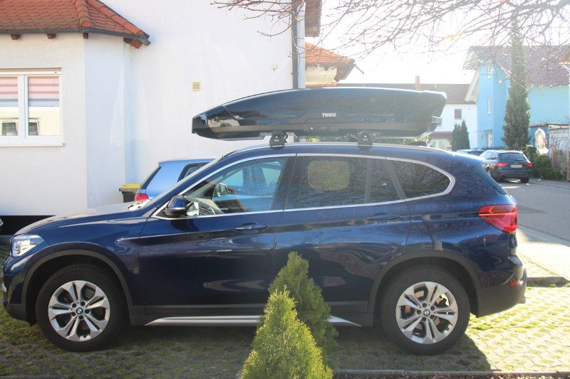 Karlsruhe: Dachbox 610 Liter auf einem BMW X1 SUV